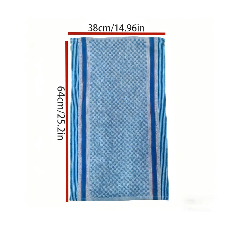 2/4 Pack, Random Color Plain Polyester-Cotton Kitchen Towels, Absorbent Towels, Dishcloths, Household Kitchen Cleaning Wipes, Essential Cleaning Towels for Home Use, Holiday Gifts